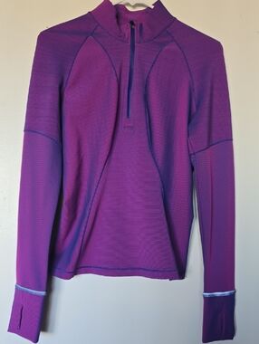 lululemon athletica Purple Half-Zip Utility Jacket